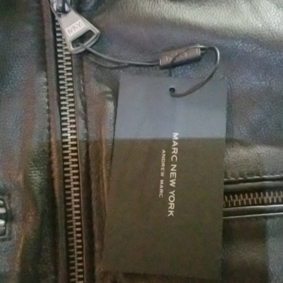 Leather Jacket ( Motorcycle Style ) - Picture 2 of 16